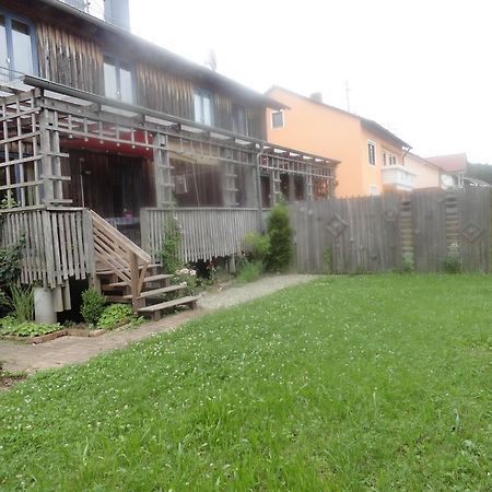 Vila Holzhaus Mit Gruener Aussicht Zum Erholen Burgheim Exteriér fotografie