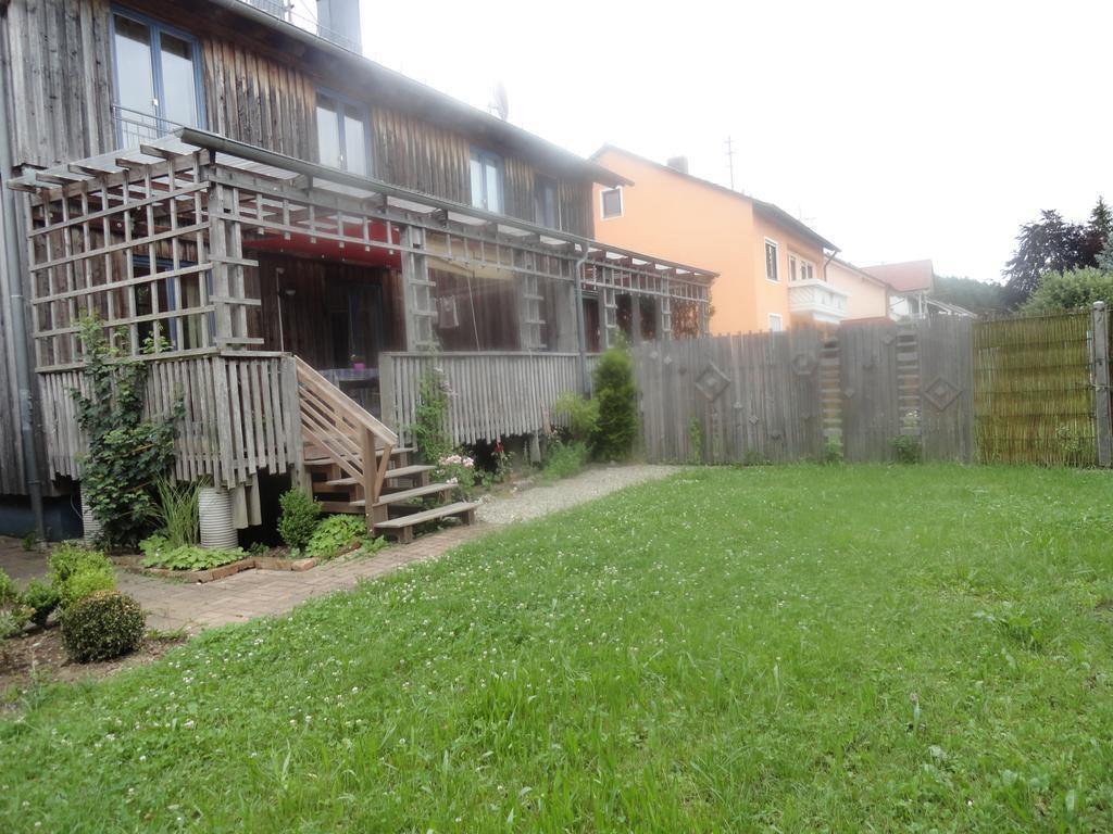 Vila Holzhaus Mit Gruener Aussicht Zum Erholen Burgheim Exteriér fotografie