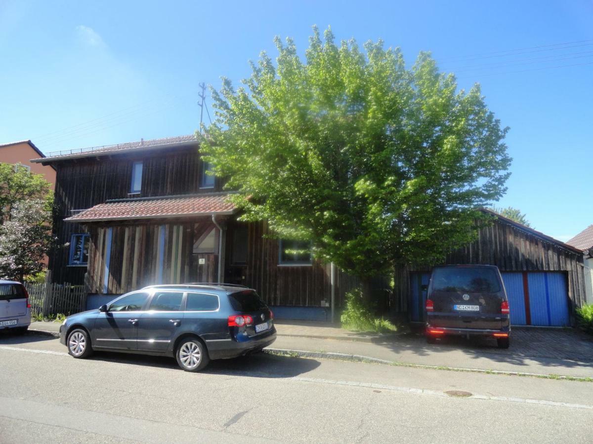 Vila Holzhaus Mit Gruener Aussicht Zum Erholen Burgheim Exteriér fotografie